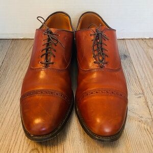 Allen Edmonds Mens Byron Cap Toe Oxford Leather Dress Shoes,  9 C.